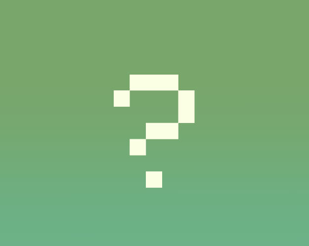 Question mark on a blue and green background.